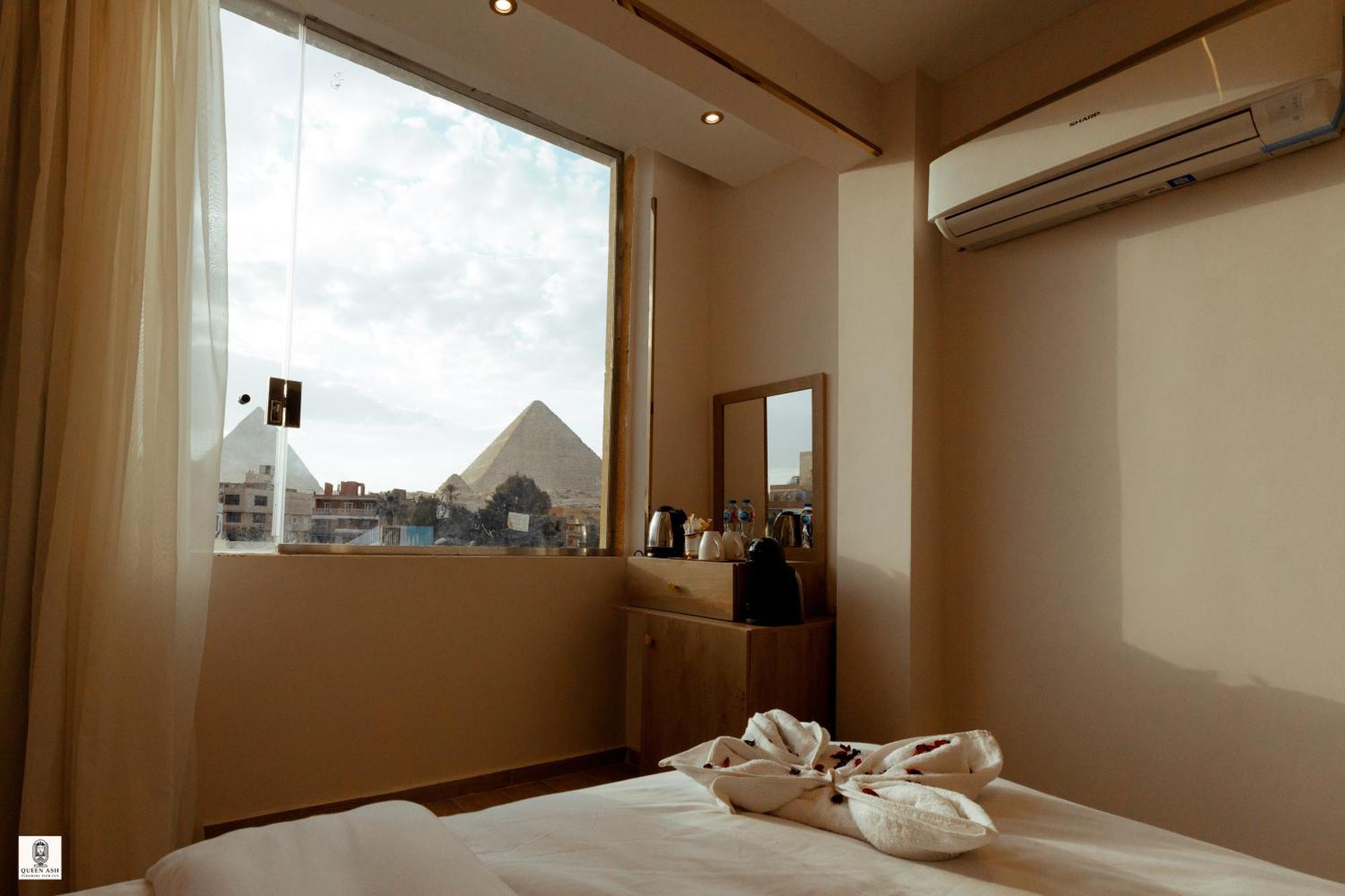 Queen Ash Pyramid View Inn Kafret el-Gabal Exterior photo