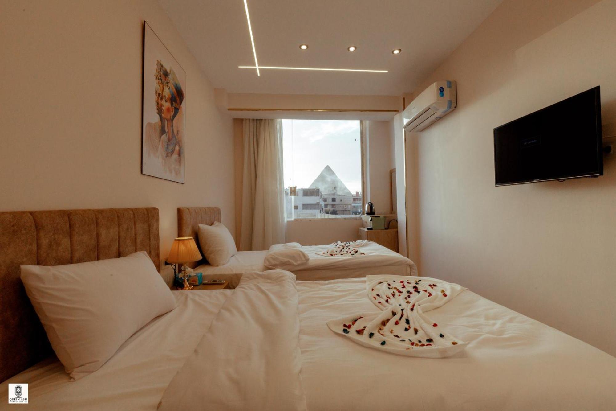 Queen Ash Pyramid View Inn Kafret el-Gabal Exterior photo