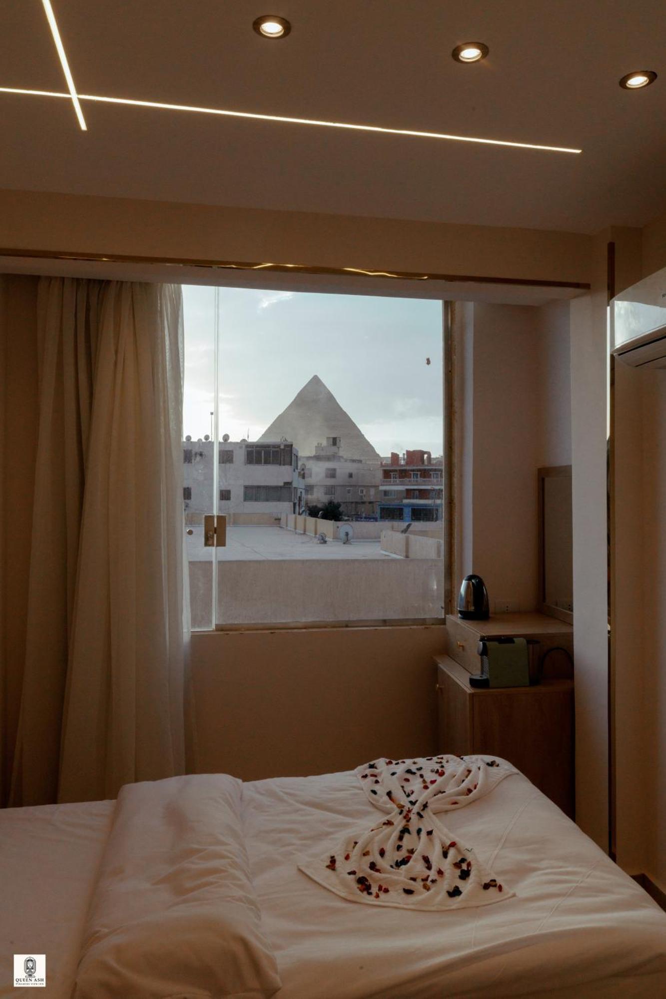 Queen Ash Pyramid View Inn Kafret el-Gabal Exterior photo