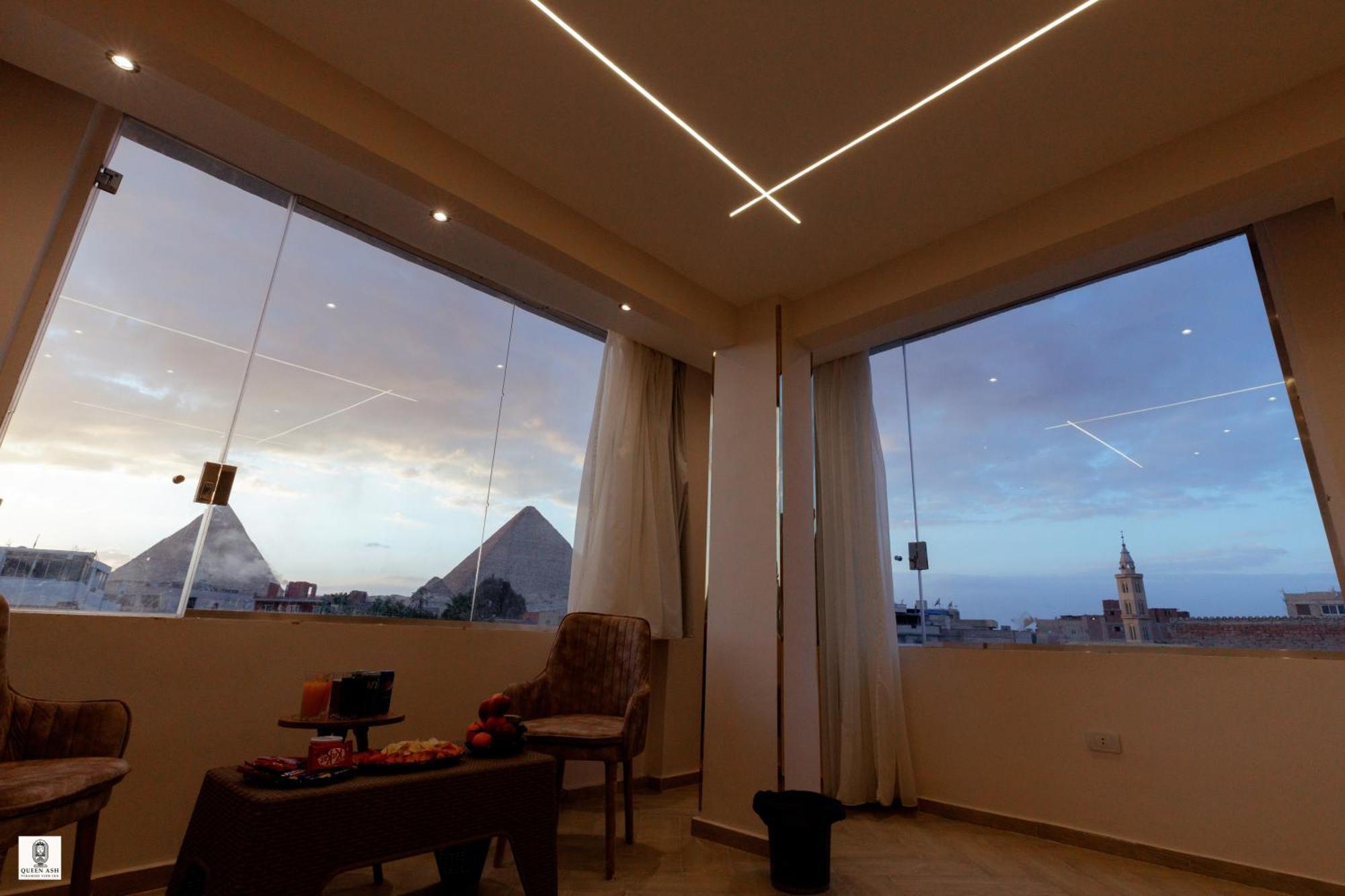 Queen Ash Pyramid View Inn Kafret el-Gabal Exterior photo