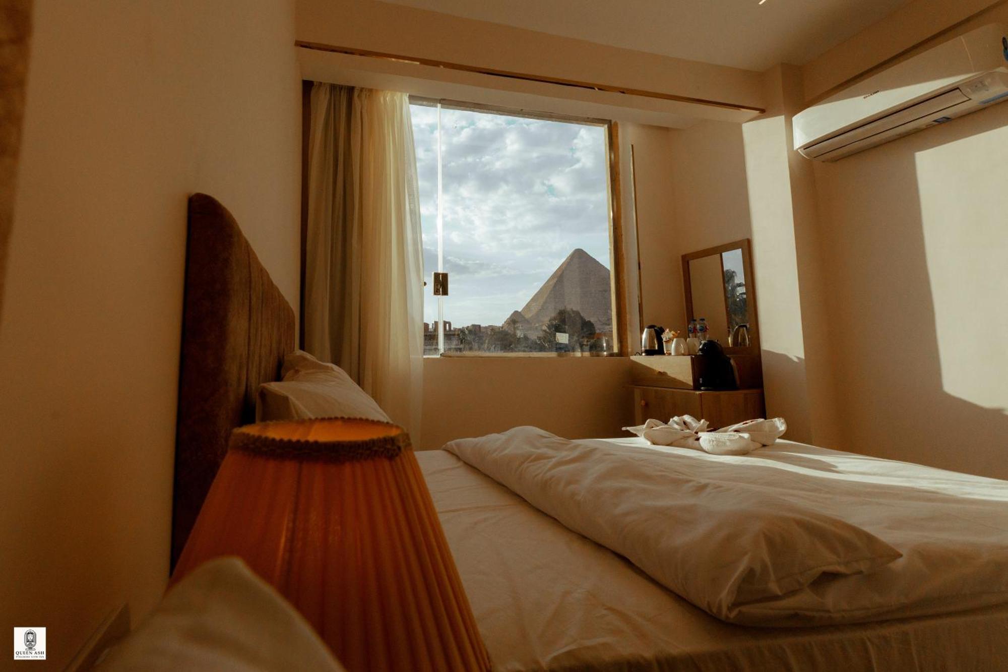 Queen Ash Pyramid View Inn Kafret el-Gabal Exterior photo