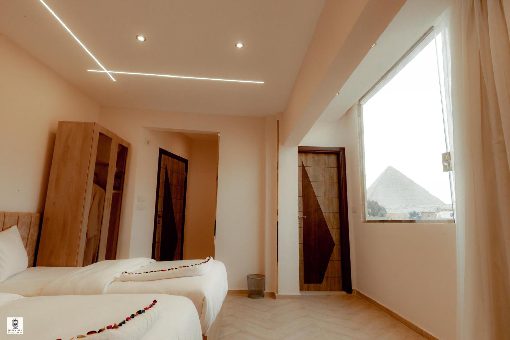 Queen Ash Pyramid View Inn Kafret el-Gabal Exterior photo