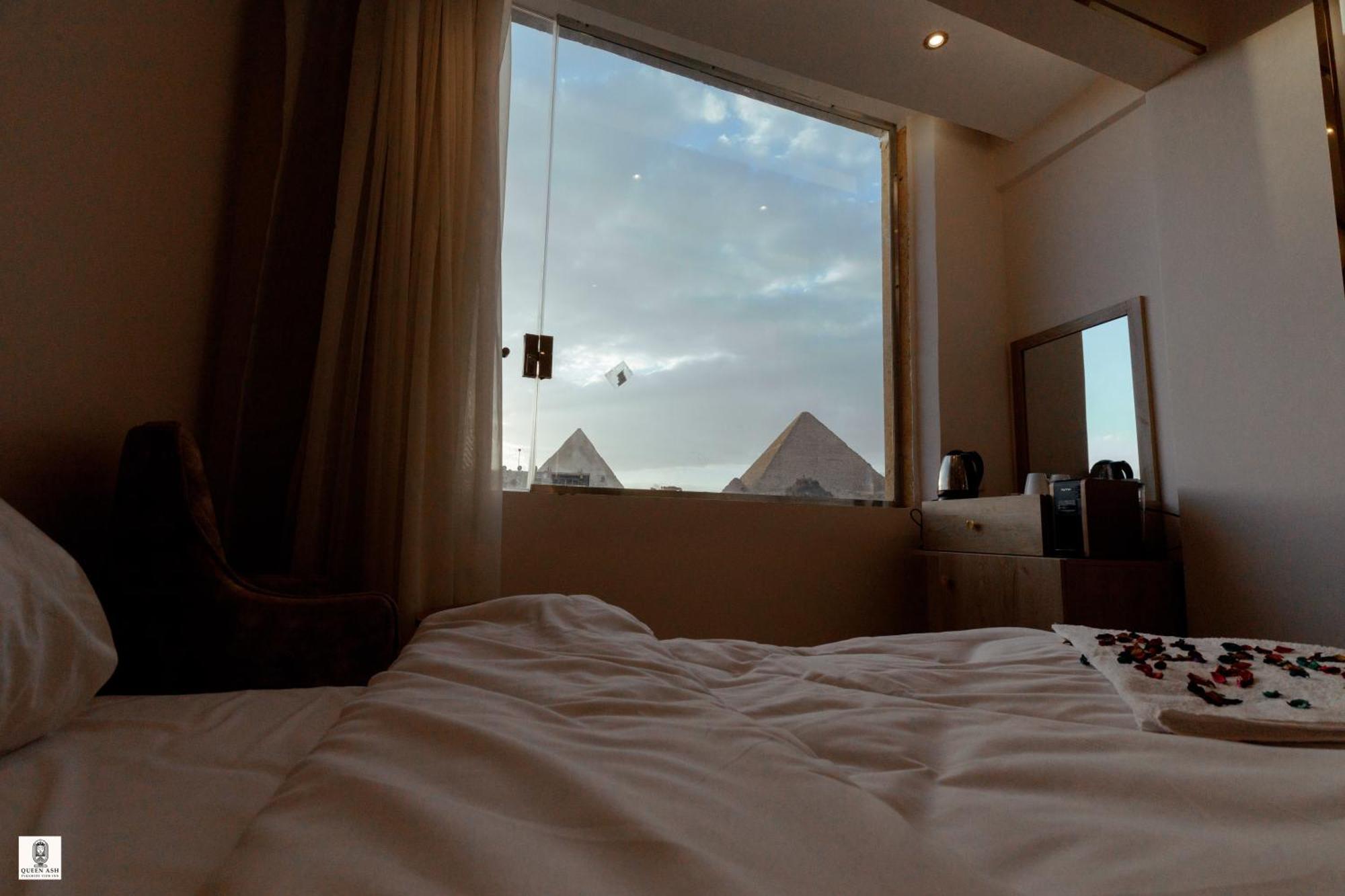 Queen Ash Pyramid View Inn Kafret el-Gabal Exterior photo