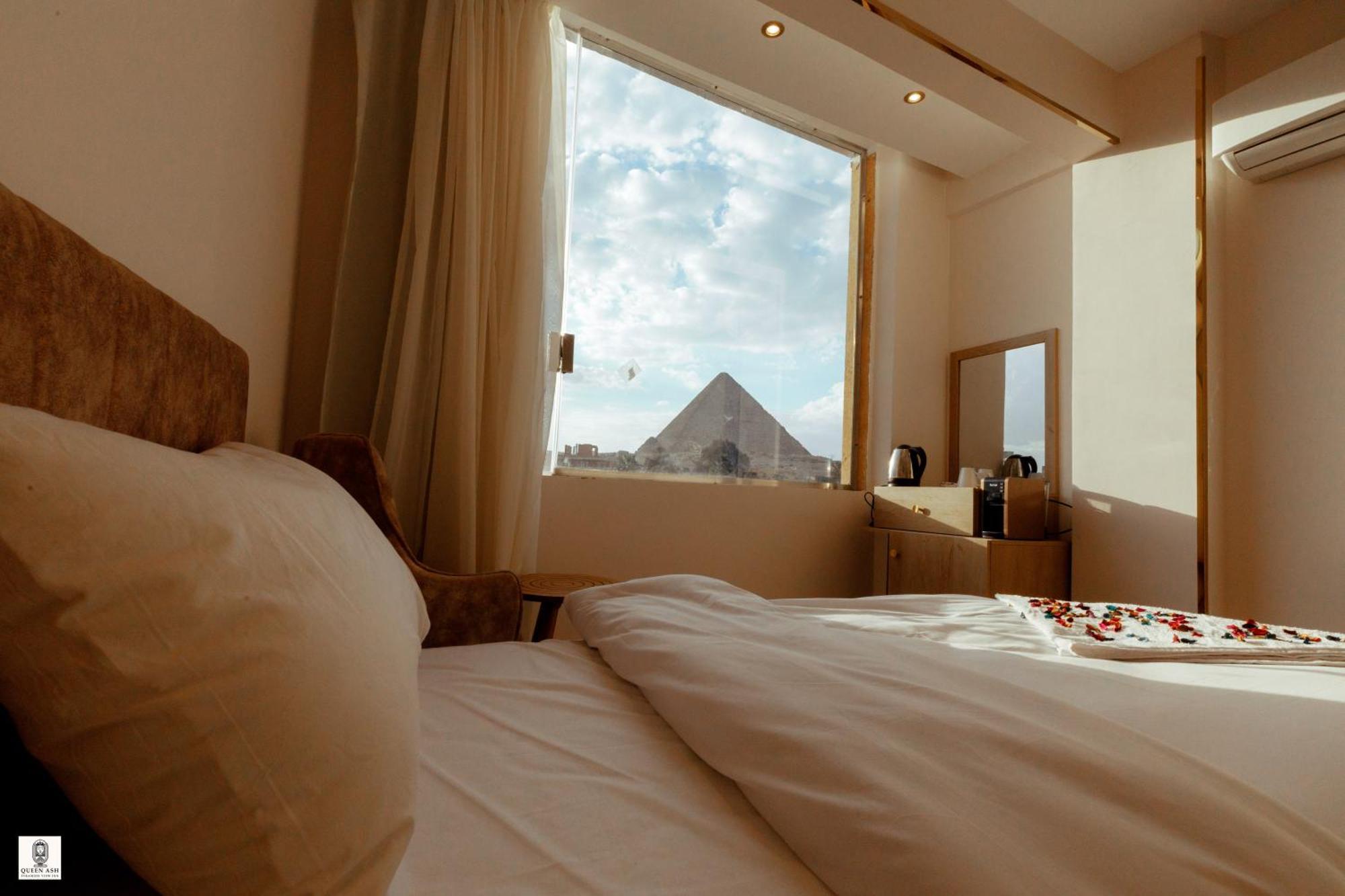 Queen Ash Pyramid View Inn Kafret el-Gabal Exterior photo