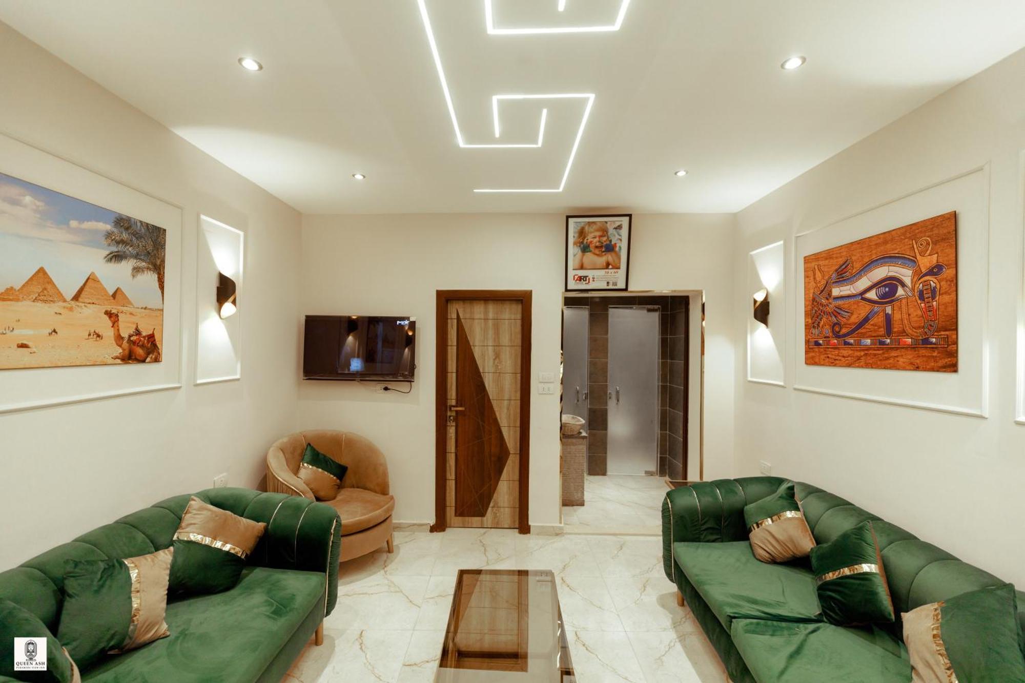 Queen Ash Pyramid View Inn Kafret el-Gabal Exterior photo