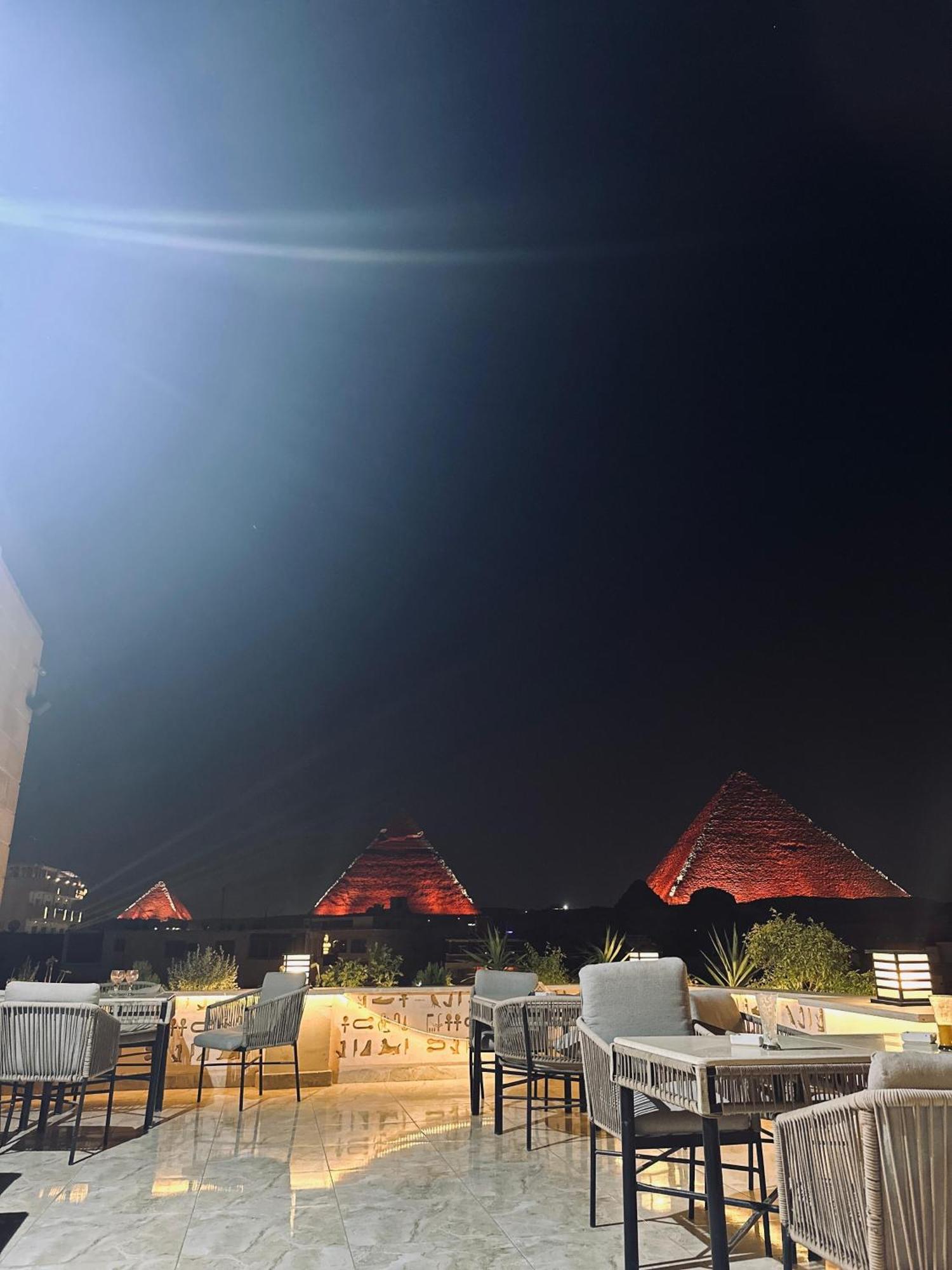 Queen Ash Pyramid View Inn Kafret el-Gabal Exterior photo